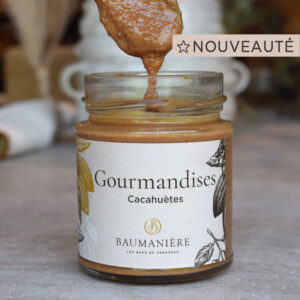 Pâte à tartiner cacahuètes - Chocolaterie Baumanière