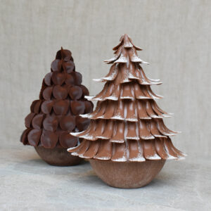 Sapins de Noël en chocolat - la Chocolaterie Baumanière